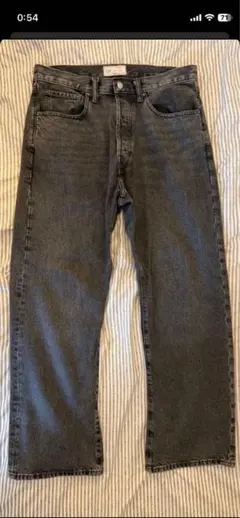 GAP 90s Looseダークグレー ストレートレッグデニム 31/32