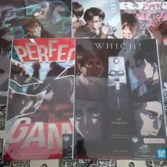 一番くじ 進撃の巨人 F賞 クリアポスター 5点