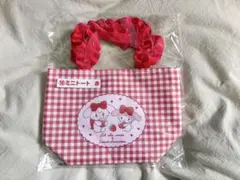 mikko サンリオ　当りくじ　ミニトート赤