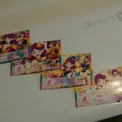 プリチャン ジュエル5弾 めるフォロチケ 4種