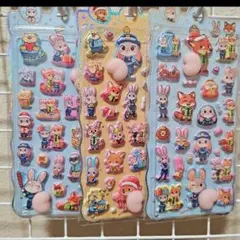 肉球シール　おしりシール　おしりプニプニ　マシュマロシール　ズートピア2