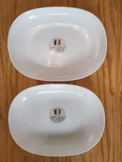 ヤマザキ春のパン祭りパンまつりのお皿2006年白いモーニングプレート2枚