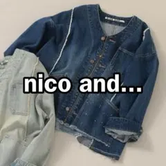 niko and…【新品】エンジニアリメイクデニムジャケット - メルカリ