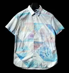 PAUL SMITH★幾何学&天体アート柄 半袖シャツ L ポールスミスのサムネイル