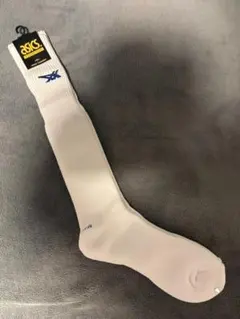 【新品】アシックス　ハイソックス　紺ワンポイント(24～26cm)