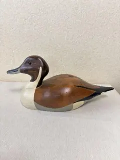 極美品】ノリタケスタジオコレクション オシドリ カモ 鳥 置物 ボーン