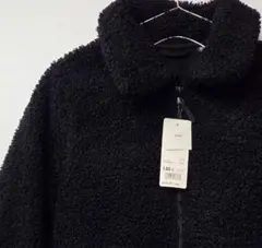 フリースジャケット 140cm ブラック