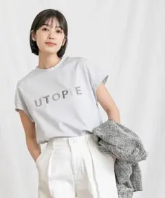 グレディブリリアン　UTOPIE ロゴ パール装飾 　半袖　Tシャツのサムネイル