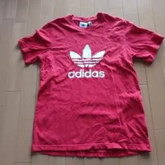 アディダス　赤　Tシャツ
