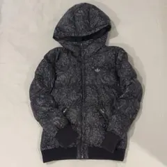 adidas originals ダウンジャケット レース柄 ダブルジップ S