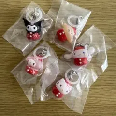 手数料+送料のみ！いちごめじるしアクセサリー　サンリオ　5点