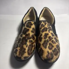 Zara ザラ ヒョウ柄 本革 ローファー 36 新品 - メルカリ
