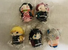 鬼滅の刃 ぬいぐるみ まめめいと　炭治郎　禰豆子　善逸　伊之助　義勇　セット