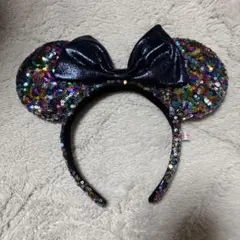 ミニー スパンコール カチューシャ