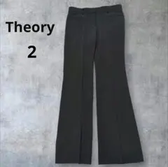【美品】Theory セオリー センタープレス パンツ ブラック　2　M相当