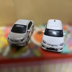 トヨタ カローラ アクシオ ルミオン ミニカー 2台セットのサムネイル