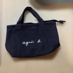 agnes b. VOYAGE キャンバストートバッグ ブラック
