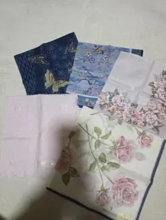 ✩未使用ハンカチ5枚セット✩TRUSSARDI他✩