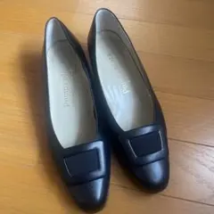 pumps plaza 黒 パンプス 低ヒール