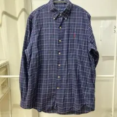 ラルフ・ローレン チェック柄 ボタンダウンシャツ