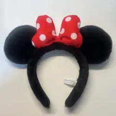 ミニーマウス 耳付きカチューシャ