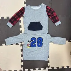 【美品】ディズニー ミッキー トレーナー 90cm 男の子 トップス 子供服