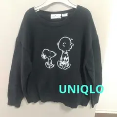 UNIQLO ユニクロ キッズ用 スヌーピーとチャーリー・ブラウン 薄手ニット