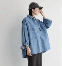 美品☆BABYLONE☆デニムジャケット　ブルー