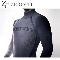 ZEROFIT 500 ゼロフィット メッシュ 長袖 アンダーシャツ SM 黒