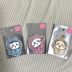 ちいかわ ヒョウ柄なみんなのスマホに貼れるサイズのステッカー 3種セット