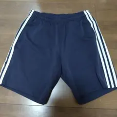 adidas アディダス ハーフパンツ ネイビー　L AEROREADY