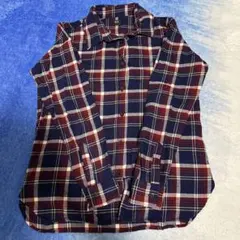 １回のみ着用 ユニクロ ネルシャツ レディース Sサイズ 赤 青 白 カジュアル