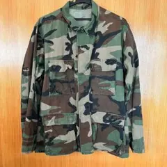 迷彩 ミリタリージャケット L〜XL相当 カモフラ 古着 軍物