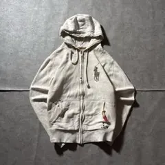 90s Polo by Ralph Lauren ビッグポニー ジップパーカーM