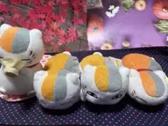 夏目友人帳 ニャンコ先生 ぬいぐるみ4点セット