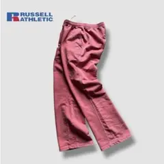 希少00's Russell athletic スウェットパンツ　フェードピンク