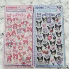 マイメロディ クロミ ボンボンドロップシールセット　正規品