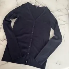【美品】S MaxMara ネイビー Vネックカーディガン M