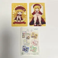 ひこくじ　物語シリーズ Ｅ賞 クリアカード 2枚セット 忍野忍