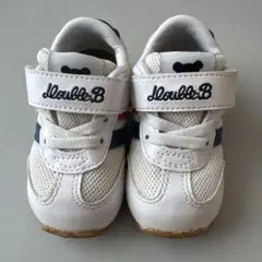 Double.B ホワイトスニーカー 13cm