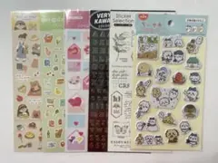 【新品】ちいかわ　他　かわいいシールセット 6枚入り