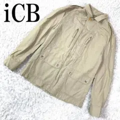 iCB アイシービー コットンジャケット ライトベージュ 1 B9056
