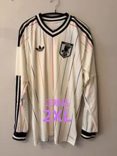 し*る様 日本代表 2026 ユニホーム アウェイ シャツ 長袖 3XL 紫 正 