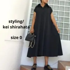 美品✨ロングワンピース　フレンチスリーブ　ゆったりstyling/ ケイシラハタのサムネイル