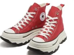 【CONVERSE】ALL STAR TREKWAVE ハイカット 厚底 赤