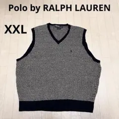 ゆ168★ Polo by RALPH LAUREN ニット ベスト メンズ