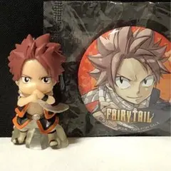 フェアリーテイル　ナツ　でふぉめmini FAIRY TAIL 非売品 缶バッジ
