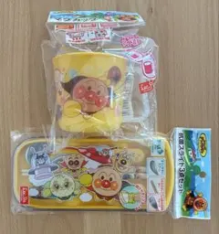 アンパンマンのカトラリーとコップセット