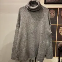 H&M : タートルネック ニットトップス
