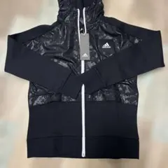 adidas ブラック ジャケット フルジップ